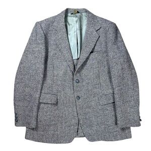 Avant Garde x Harris Tweed Check Weave Wool Sport Coat